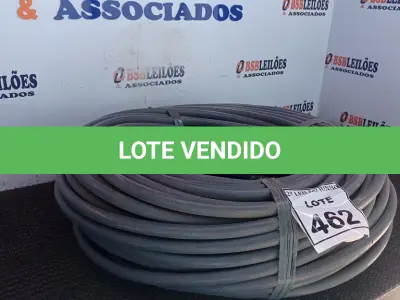 LOTE 462 - 01 ROLO DE MANGUEIRA PARA IRRIGAÇÃO. (NO ESTADO) ATENÇÃO! FAZER A VISITAÇÃO ANTES DE ARREMATAR, NÃO SABEMOS SE FUNCIONA, LEILÃO NÃO TEM GARANTIA E NEM DEVOLUÇÃO, SUJEITO A POSSÍVEIS AVARIAS VISÍVEIS/OCULTAS E/OU AUSÊNCIA DE COMPONENTES.