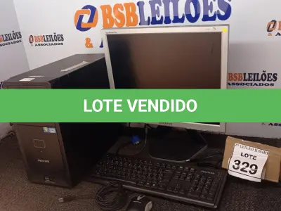 LOTE 329 - 01CPU 2°GERAÇÃO I7 12GB HD 500 MARCA POSITIVO, 01 MONITOR MARCA SAMSUNG COM TECLADO E MOUSE. (NO ESTADO) ATENÇÃO! FAZER A VISITAÇÃO ANTES DE ARREMATAR, NÃO SABEMOS SE FUNCIONA, LEILÃO NÃO TEM GARANTIA E NEM DEVOLUÇÃO, SUJEITO A POSSÍVEIS AVARIAS VISÍVEIS/OCULTAS E/OU AUSÊNCIA DE COMPONENTES.