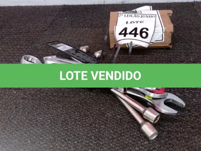 LOTE 446 - 03 CHAVES BIELA E 04 CHAVES COMBINADAS. (NO ESTADO) ATENÇÃO! FAZER A VISITAÇÃO ANTES DE ARREMATAR, NÃO SABEMOS SE FUNCIONA, LEILÃO NÃO TEM GARANTIA E NEM DEVOLUÇÃO, SUJEITO A POSSÍVEIS AVARIAS VISÍVEIS/OCULTAS E/OU AUSÊNCIA DE COMPONENTES.
