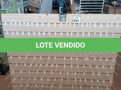 LOTE 541 -  01 PAINEL CANALETADO COM GANCHOS DE 1,62 X 1,40. (NO ESTADO) ATENÇÃO! FAZER A VISITAÇÃO ANTES DE ARREMATAR, NÃO SABEMOS SE FUNCIONA, LEILÃO NÃO TEM GARANTIA E NEM DEVOLUÇÃO, SUJEITO A POSSÍVEIS AVARIAS VISÍVEIS/OCULTAS E/OU AUSÊNCIA DE COMPONENTES.