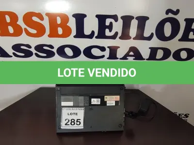 LOTE 285 - 01 NOTEBOOK COM CARREGADOR MARCA HP. (NO ESTADO) ATENÇÃO! FAZER A VISITAÇÃO ANTES DE ARREMATAR, NÃO SABEMOS SE FUNCIONA, LEILÃO NÃO TEM GARANTIA E NEM DEVOLUÇÃO, SUJEITO A POSSÍVEIS AVARIAS VISÍVEIS/OCULTAS E/OU AUSÊNCIA DE COMPONENTES.