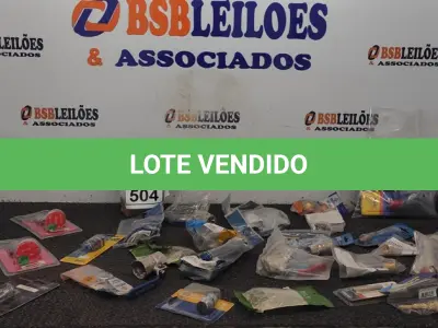 LOTE 504 - 01 LOTE COM GRANDE QUANTIDADE DE MATERIAIS PARA REPAROS HIDRÁULICO DIVERSOS. (NO ESTADO) ATENÇÃO! FAZER A VISITAÇÃO ANTES DE ARREMATAR, NÃO SABEMOS SE FUNCIONA, LEILÃO NÃO TEM GARANTIA E NEM DEVOLUÇÃO, SUJEITO A POSSÍVEIS AVARIAS VISÍVEIS/OCULTAS E/OU AUSÊNCIA DE COMPONENTES.