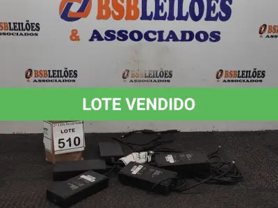 LOTE 510 - 05 FONTES PARA NOTEBOOKS VOLTAGENS DIVERSAS. (NO ESTADO) ATENÇÃO! FAZER A VISITAÇÃO ANTES DE ARREMATAR, NÃO SABEMOS SE FUNCIONA, LEILÃO NÃO TEM GARANTIA E NEM DEVOLUÇÃO, SUJEITO A POSSÍVEIS AVARIAS VISÍVEIS/OCULTAS E/OU AUSÊNCIA DE COMPONENTES.