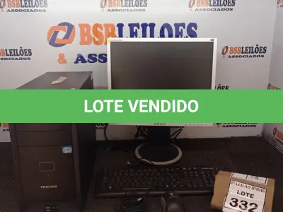 LOTE 332 - 01 CPU I5 8GB HD 500 MARCA POSITIVO E 01 MONITOR MARCA SAMSUNG COM TECLADO E MOUSE.  (NO ESTADO) ATENÇÃO! FAZER A VISITAÇÃO ANTES DE ARREMATAR, NÃO SABEMOS SE FUNCIONA, LEILÃO NÃO TEM GARANTIA E NEM DEVOLUÇÃO, SUJEITO A POSSÍVEIS AVARIAS VISÍVEIS/OCULTAS E/OU AUSÊNCIA DE COMPONENTES.