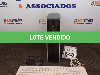 LOTE 648 - 01 CPU I5 COM MOUSE E TECLADO.  (NO ESTADO) ATENÇÃO! FAZER A VISITAÇÃO ANTES DE ARREMATAR, NÃO SABEMOS SE FUNCIONA, LEILÃO NÃO TEM GARANTIA E NEM DEVOLUÇÃO, SUJEITO A POSSÍVEIS AVARIAS VISÍVEIS/OCULTAS E/OU AUSÊNCIA DE COMPONENTES.
