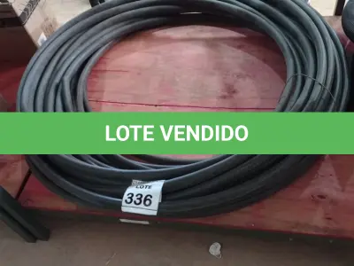 LOTE 336 - 01 ROLO DE MANGUEIRA PARA IRRIGAÇÃO. (NO ESTADO) ATENÇÃO! FAZER A VISITAÇÃO ANTES DE ARREMATAR, NÃO SABEMOS SE FUNCIONA, LEILÃO NÃO TEM GARANTIA E NEM DEVOLUÇÃO, SUJEITO A POSSÍVEIS AVARIAS VISÍVEIS/OCULTAS E/OU AUSÊNCIA DE COMPONENTES.