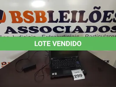 LOTE 299 - 01 NOTEBOOK COM FONTE MARCA LENOVO. (NO ESTADO) ATENÇÃO! FAZER A VISITAÇÃO ANTES DE ARREMATAR, NÃO SABEMOS SE FUNCIONA, LEILÃO NÃO TEM GARANTIA E NEM DEVOLUÇÃO, SUJEITO A POSSÍVEIS AVARIAS VISÍVEIS/OCULTAS E/OU AUSÊNCIA DE COMPONENTES.