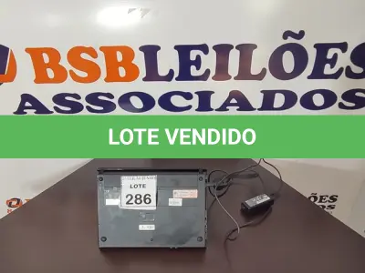 LOTE 286 - 01 NOTEBOOK COM CARREGADOR MARCA HP. (NO ESTADO) ATENÇÃO! FAZER A VISITAÇÃO ANTES DE ARREMATAR, NÃO SABEMOS SE FUNCIONA, LEILÃO NÃO TEM GARANTIA E NEM DEVOLUÇÃO, SUJEITO A POSSÍVEIS AVARIAS VISÍVEIS/OCULTAS E/OU AUSÊNCIA DE COMPONENTES.