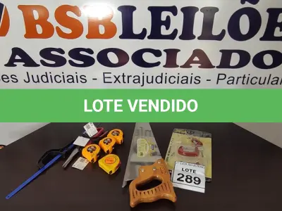LOTE 289 - 01 SERROTE, 01 JOGO DE GRAMPOS, 04 TRENAS DE 3M CADA, 01 TESOURA PODADORA E 01 SERRA ARCO. (NO ESTADO) ATENÇÃO! FAZER A VISITAÇÃO ANTES DE ARREMATAR, NÃO SABEMOS SE FUNCIONA, LEILÃO NÃO TEM GARANTIA E NEM DEVOLUÇÃO, SUJEITO A POSSÍVEIS AVARIAS VISÍVEIS/OCULTAS E/OU AUSÊNCIA DE COMPONENTES.