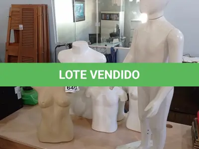 LOTE 649 - 06 MANEQUINS DE VÁRIOS TAMANHOS.  (NO ESTADO) ATENÇÃO! FAZER A VISITAÇÃO ANTES DE ARREMATAR, NÃO SABEMOS SE FUNCIONA, LEILÃO NÃO TEM GARANTIA E NEM DEVOLUÇÃO, SUJEITO A POSSÍVEIS AVARIAS VISÍVEIS/OCULTAS E/OU AUSÊNCIA DE COMPONENTES.