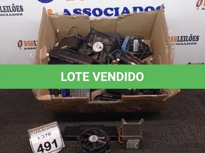 LOTE 491 - 01 LOTE COM GRANDE QUANTIDADE DE COOLER E BATERIAS PARA PC E NOTEBOOKS. (NO ESTADO) ATENÇÃO! FAZER A VISITAÇÃO ANTES DE ARREMATAR, NÃO SABEMOS SE FUNCIONA, LEILÃO NÃO TEM GARANTIA E NEM DEVOLUÇÃO, SUJEITO A POSSÍVEIS AVARIAS VISÍVEIS/OCULTAS E/OU AUSÊNCIA DE COMPONENTES.