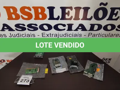 LOTE 273 - 01 LOTE 05 PLACAS DIVERSAS. (NO ESTADO) ATENÇÃO! FAZER A VISITAÇÃO ANTES DE ARREMATAR, NÃO SABEMOS SE FUNCIONA, LEILÃO NÃO TEM GARANTIA E NEM DEVOLUÇÃO, SUJEITO A POSSÍVEIS AVARIAS VISÍVEIS/OCULTAS E/OU AUSÊNCIA DE COMPONENTES.