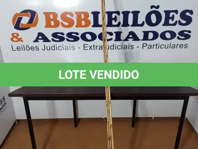 LOTE 493 - 05 VARAS DE BAMBU. (NO ESTADO) ATENÇÃO! FAZER A VISITAÇÃO ANTES DE ARREMATAR, NÃO SABEMOS SE FUNCIONA, LEILÃO NÃO TEM GARANTIA E NEM DEVOLUÇÃO, SUJEITO A POSSÍVEIS AVARIAS VISÍVEIS/OCULTAS E/OU AUSÊNCIA DE COMPONENTES.