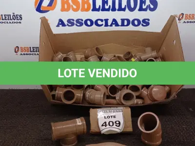 LOTE 409 - 01 LOTE COM GRANDE QUANTIDADE DE CONEXÕES HIDRÁULICAS MEDIDAS DIVERSAS. (NO ESTADO) ATENÇÃO! FAZER A VISITAÇÃO ANTES DE ARREMATAR, NÃO SABEMOS SE FUNCIONA, LEILÃO NÃO TEM GARANTIA E NEM DEVOLUÇÃO, SUJEITO A POSSÍVEIS AVARIAS VISÍVEIS/OCULTAS E/OU AUSÊNCIA DE COMPONENTES.