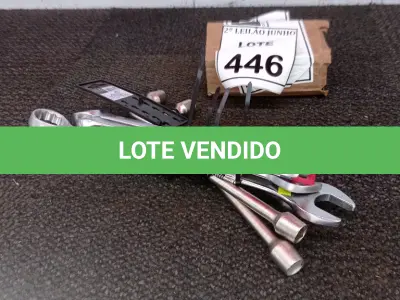 LOTE 446 - 03 CHAVES BIELA E 04 CHAVES COMBINADAS. (NO ESTADO) ATENÇÃO! FAZER A VISITAÇÃO ANTES DE ARREMATAR, NÃO SABEMOS SE FUNCIONA, LEILÃO NÃO TEM GARANTIA E NEM DEVOLUÇÃO, SUJEITO A POSSÍVEIS AVARIAS VISÍVEIS/OCULTAS E/OU AUSÊNCIA DE COMPONENTES.