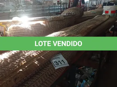 LOTE 311 - 01 TAPETE SISAL 3M X 4M. (NO ESTADO) ATENÇÃO! FAZER A VISITAÇÃO ANTES DE ARREMATAR, NÃO SABEMOS SE FUNCIONA, LEILÃO NÃO TEM GARANTIA E NEM DEVOLUÇÃO, SUJEITO A POSSÍVEIS AVARIAS VISÍVEIS/OCULTAS E/OU AUSÊNCIA DE COMPONENTES.