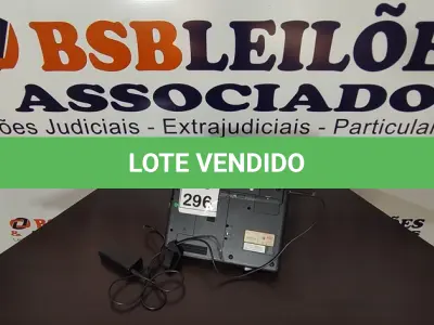 LOTE 296 - 01 NOTEBOOK COM FONTE MARCA HP. (NO ESTADO) ATENÇÃO! FAZER A VISITAÇÃO ANTES DE ARREMATAR, NÃO SABEMOS SE FUNCIONA, LEILÃO NÃO TEM GARANTIA E NEM DEVOLUÇÃO, SUJEITO A POSSÍVEIS AVARIAS VISÍVEIS/OCULTAS E/OU AUSÊNCIA DE COMPONENTES.