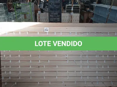 LOTE 404 - 01 PAINEL CANALETADO DE 2,75M X 1,40M. (NO ESTADO) ATENÇÃO! FAZER A VISITAÇÃO ANTES DE ARREMATAR, NÃO SABEMOS SE FUNCIONA, LEILÃO NÃO TEM GARANTIA E NEM DEVOLUÇÃO, SUJEITO A POSSÍVEIS AVARIAS VISÍVEIS/OCULTAS E/OU AUSÊNCIA DE COMPONENTES.