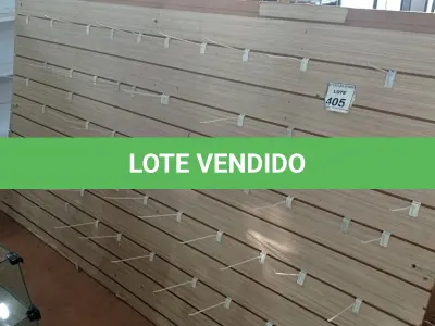LOTE 405 - 01 PAINEL CANALETADO DE 2,75M X 1,55M. (NO ESTADO) ATENÇÃO! FAZER A VISITAÇÃO ANTES DE ARREMATAR, NÃO SABEMOS SE FUNCIONA, LEILÃO NÃO TEM GARANTIA E NEM DEVOLUÇÃO, SUJEITO A POSSÍVEIS AVARIAS VISÍVEIS/OCULTAS E/OU AUSÊNCIA DE COMPONENTES.