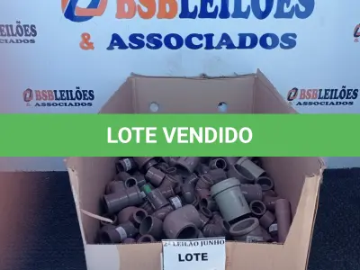 LOTE 455 - 01 LOTE COM GRANDE QUANTIDADE DE CONEXÕES HIDRÁULICAS MEDIDAS DIVERSAS. (NO ESTADO) ATENÇÃO! FAZER A VISITAÇÃO ANTES DE ARREMATAR, NÃO SABEMOS SE FUNCIONA, LEILÃO NÃO TEM GARANTIA E NEM DEVOLUÇÃO, SUJEITO A POSSÍVEIS AVARIAS VISÍVEIS/OCULTAS E/OU AUSÊNCIA DE COMPONENTES.