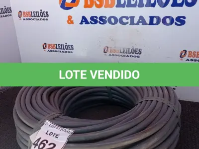 LOTE 462 - 01 ROLO DE MANGUEIRA PARA IRRIGAÇÃO. (NO ESTADO) ATENÇÃO! FAZER A VISITAÇÃO ANTES DE ARREMATAR, NÃO SABEMOS SE FUNCIONA, LEILÃO NÃO TEM GARANTIA E NEM DEVOLUÇÃO, SUJEITO A POSSÍVEIS AVARIAS VISÍVEIS/OCULTAS E/OU AUSÊNCIA DE COMPONENTES.