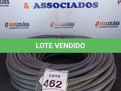LOTE 462 - 01 ROLO DE MANGUEIRA PARA IRRIGAÇÃO. (NO ESTADO) ATENÇÃO! FAZER A VISITAÇÃO ANTES DE ARREMATAR, NÃO SABEMOS SE FUNCIONA, LEILÃO NÃO TEM GARANTIA E NEM DEVOLUÇÃO, SUJEITO A POSSÍVEIS AVARIAS VISÍVEIS/OCULTAS E/OU AUSÊNCIA DE COMPONENTES.