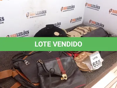 LOTE 655 - 01 LOTE COM BOLSAS E CINTOS FEMININOS VARIADOS.  (NO ESTADO) ATENÇÃO! FAZER A VISITAÇÃO ANTES DE ARREMATAR, NÃO SABEMOS SE FUNCIONA, LEILÃO NÃO TEM GARANTIA E NEM DEVOLUÇÃO, SUJEITO A POSSÍVEIS AVARIAS VISÍVEIS/OCULTAS E/OU AUSÊNCIA DE COMPONENTES.