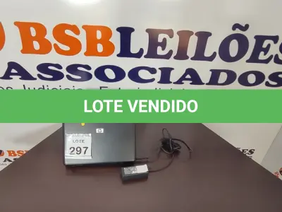 LOTE 297 - 01 NOTEBOOK COM FONTE MARCA HP. (NO ESTADO) ATENÇÃO! FAZER A VISITAÇÃO ANTES DE ARREMATAR, NÃO SABEMOS SE FUNCIONA, LEILÃO NÃO TEM GARANTIA E NEM DEVOLUÇÃO, SUJEITO A POSSÍVEIS AVARIAS VISÍVEIS/OCULTAS E/OU AUSÊNCIA DE COMPONENTES.