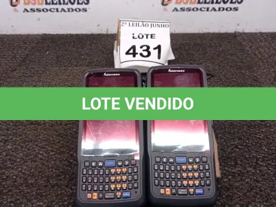LOTE 431 - 02 COMPUTADORES MÓVEL INTERMEC CN51. (NO ESTADO) ATENÇÃO! FAZER A VISITAÇÃO ANTES DE ARREMATAR, NÃO SABEMOS SE FUNCIONA, LEILÃO NÃO TEM GARANTIA E NEM DEVOLUÇÃO, SUJEITO A POSSÍVEIS AVARIAS VISÍVEIS/OCULTAS E/OU AUSÊNCIA DE COMPONENTES.