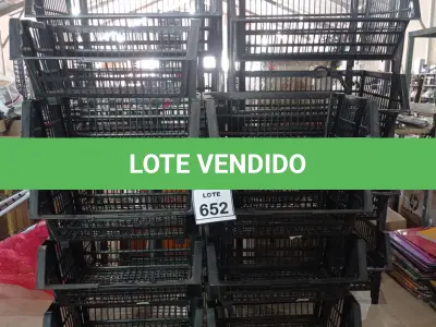 LOTE 652 - 16 CESTAS ORGANIZADORAS NA COR PRETA.  (NO ESTADO) ATENÇÃO! FAZER A VISITAÇÃO ANTES DE ARREMATAR, NÃO SABEMOS SE FUNCIONA, LEILÃO NÃO TEM GARANTIA E NEM DEVOLUÇÃO, SUJEITO A POSSÍVEIS AVARIAS VISÍVEIS/OCULTAS E/OU AUSÊNCIA DE COMPONENTES.