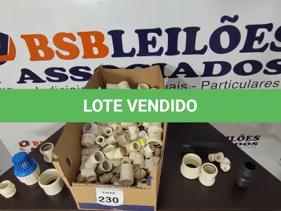 LOTE 230 - 01 LOTE COM GRANDE QUANTIDADE DE CONEXÕES HIDRÁULICAS DE MEDIDA DIVERSAS. (NO ESTADO) ATENÇÃO! FAZER A VISITAÇÃO ANTES DE ARREMATAR, NÃO SABEMOS SE FUNCIONA, LEILÃO NÃO TEM GARANTIA E NEM DEVOLUÇÃO, SUJEITO A POSSÍVEIS AVARIAS VISÍVEIS/OCULTAS E/OU AUSÊNCIA DE COMPONENTES.