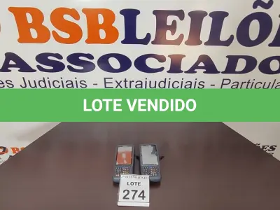LOTE 274 - 02 COMPUTADORES MÓVEL INTERMEC CN51. (NO ESTADO) ATENÇÃO! FAZER A VISITAÇÃO ANTES DE ARREMATAR, NÃO SABEMOS SE FUNCIONA, LEILÃO NÃO TEM GARANTIA E NEM DEVOLUÇÃO, SUJEITO A POSSÍVEIS AVARIAS VISÍVEIS/OCULTAS E/OU AUSÊNCIA DE COMPONENTES.