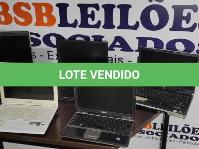 LOTE 059 - 05 NOTEBOOKS MARCAS E MODELOS DIVERSOS. (NO ESTADO) ATENÇÃO! FAZER A VISITAÇÃO ANTES DE ARREMATAR, NÃO SABEMOS SE FUNCIONA, LEILÃO NÃO TEM GARANTIA E NEM DEVOLUÇÃO, SUJEITO A POSSÍVEIS AVARIAS VISÍVEIS/OCULTAS E/OU AUSÊNCIA DE COMPONENTES.