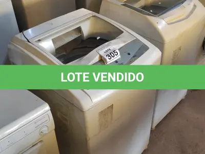 LOTE 357 - 01 MÁQUINA DE LAVAR ROUPAS BRASTEMP. (NO ESTADO) ATENÇÃO! FAZER A VISITAÇÃO ANTES DE ARREMATAR, NÃO SABEMOS SE FUNCIONA. LEILÃO NÃO TEM GARANTIA E NEM DEVOLUÇÃO, SUJEITO A POSSÍVEIS AVARIAS VISÍVEIS/OCULTAS E/OU AUSÊNCIA DE COMPONENTES.