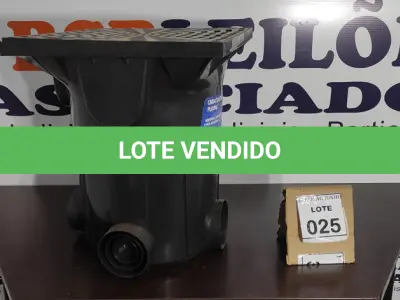 LOTE 025 - 01 CAIXA COLETORA DE ÁGUA PLUVIAL. (NOVO) (NO ESTADO) ATENÇÃO! FAZER A VISITAÇÃO ANTES DE ARREMATAR, NÃO SABEMOS SE FUNCIONA. LEILÃO NÃO TEM GARANTIA E NEM DEVOLUÇÃO, SUJEITO A POSSÍVEIS AVARIAS VISÍVEIS/OCULTAS E/OU AUSÊNCIA DE COMPONENTES.