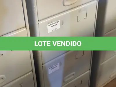 LOTE 323 - 01 ARQUIVO DE AÇO 04 GAVETAS. (NO ESTADO) ATENÇÃO! FAZER A VISITAÇÃO ANTES DE ARREMATAR, NÃO SABEMOS SE FUNCIONA, LEILÃO NÃO TEM GARANTIA E NEM DEVOLUÇÃO, SUJEITO A POSSÍVEIS AVARIAS VISÍVEIS/OCULTAS E/OU AUSÊNCIA DE COMPONENTES.