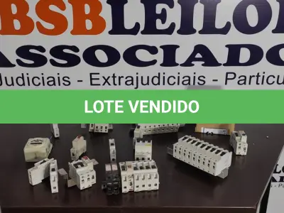 LOTE 006 - 01 LOTE COM VÁRIOS DISJUNTORES MODELOS DIVERSOS. (NO ESTADO) ATENÇÃO! FAZER A VISITAÇÃO ANTES DE ARREMATAR, NÃO SABEMOS SE FUNCIONA, LEILÃO NÃO TEM GARANTIA E NEM DEVOLUÇÃO, SUJEITO A POSSÍVEIS AVARIAS VISÍVEIS/OCULTAS E/OU AUSÊNCIA DE COMPONENTES.