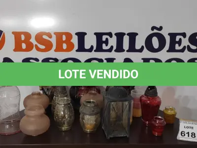 LOTE 618 - 01 LOTE COM GRANDE QUANTIDADE DE CASTIÇAIS DIVERSOS.  (NO ESTADO) ATENÇÃO! FAZER A VISITAÇÃO ANTES DE ARREMATAR, NÃO SABEMOS SE FUNCIONA, LEILÃO NÃO TEM GARANTIA E NEM DEVOLUÇÃO, SUJEITO A POSSÍVEIS AVARIAS VISÍVEIS/OCULTAS E/OU AUSÊNCIA DE COMPONENTES.
