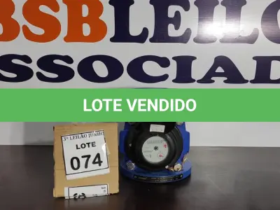 LOTE 074 - 01 HIDRÔMETRO TIPO WOLTMAN 80 WP1 MARCA ZENNER. (NO ESTADO) ATENÇÃO! FAZER A VISITAÇÃO ANTES DE ARREMATAR, NÃO SABEMOS SE FUNCIONA, LEILÃO NÃO TEM GARANTIA E NEM DEVOLUÇÃO, SUJEITO A POSSÍVEIS AVARIAS VISÍVEIS/OCULTAS E/OU AUSÊNCIA DE COMPONENTES.
