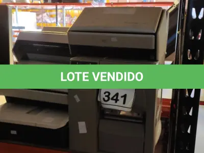 LOTE 341 - 01 IMPRESSORA DE ETIQUETA MARCA STRIPE E 08 SCANNERS DE MARCAS E MODELOS DIVERSOS. (NO ESTADO) ATENÇÃO! FAZER A VISITAÇÃO ANTES DE ARREMATAR, NÃO SABEMOS SE FUNCIONA, LEILÃO NÃO TEM GARANTIA E NEM DEVOLUÇÃO, SUJEITO A POSSÍVEIS AVARIAS VISÍVEIS/OCULTAS E/OU AUSÊNCIA DE COMPONENTES.