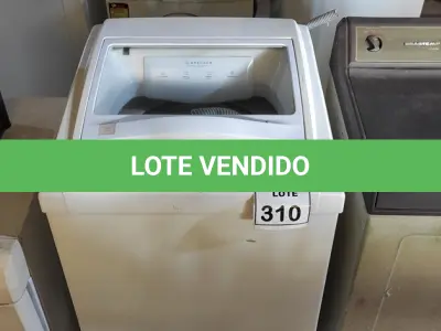 LOTE 310 - 01 MÁQUINA DE LAVAR MARCA BRASTEMP 5KG 220V. (NO ESTADO) ATENÇÃO! FAZER A VISITAÇÃO ANTES DE ARREMATAR, NÃO SABEMOS SE FUNCIONA. LEILÃO NÃO TEM GARANTIA E NEM DEVOLUÇÃO, SUJEITO A POSSÍVEIS AVARIAS VISÍVEIS/OCULTAS E/OU AUSÊNCIA DE COMPONENTES.