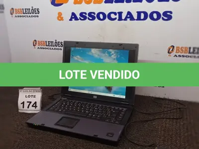 LOTE 174 - 01 NOTEBOOK MARCA HP COM FONTE. (NO ESTADO) ATENÇÃO! FAZER A VISITAÇÃO ANTES DE ARREMATAR, NÃO SABEMOS SE FUNCIONA, LEILÃO NÃO TEM GARANTIA E NEM DEVOLUÇÃO, SUJEITO A POSSÍVEIS AVARIAS VISÍVEIS/OCULTAS E/OU AUSÊNCIA DE COMPONENTES.