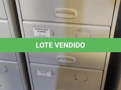 LOTE 323 - 01 ARQUIVO DE AÇO 04 GAVETAS. (NO ESTADO) ATENÇÃO! FAZER A VISITAÇÃO ANTES DE ARREMATAR, NÃO SABEMOS SE FUNCIONA, LEILÃO NÃO TEM GARANTIA E NEM DEVOLUÇÃO, SUJEITO A POSSÍVEIS AVARIAS VISÍVEIS/OCULTAS E/OU AUSÊNCIA DE COMPONENTES.