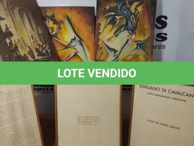 LOTE 627 - 06 QUADROS SENDO 03 SEM MOLDURA.  (NO ESTADO) ATENÇÃO! FAZER A VISITAÇÃO ANTES DE ARREMATAR, NÃO SABEMOS SE FUNCIONA, LEILÃO NÃO TEM GARANTIA E NEM DEVOLUÇÃO, SUJEITO A POSSÍVEIS AVARIAS VISÍVEIS/OCULTAS E/OU AUSÊNCIA DE COMPONENTES.