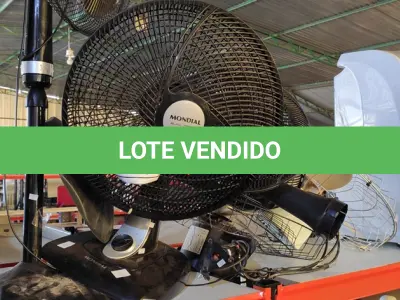 LOTE 003 - 05 VENTILADORES MARCAS E MODELOS DIVERSOS. (NO ESTADO) ATENÇÃO! FAZER A VISITAÇÃO ANTES DE ARREMATAR, NÃO SABEMOS SE FUNCIONA, LEILÃO NÃO TEM GARANTIA E NEM DEVOLUÇÃO, SUJEITO A POSSÍVEIS AVARIAS VISÍVEIS/OCULTAS E/OU AUSÊNCIA DE COMPONENTES.