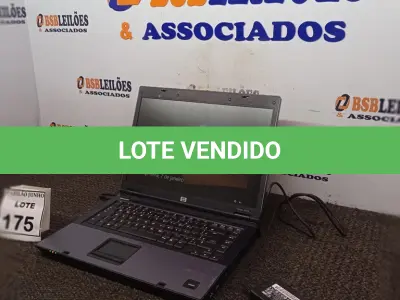 LOTE 175 - 01 NOTEBOOK MARCA HP COM FONTE. (NO ESTADO) ATENÇÃO! FAZER A VISITAÇÃO ANTES DE ARREMATAR, NÃO SABEMOS SE FUNCIONA, LEILÃO NÃO TEM GARANTIA E NEM DEVOLUÇÃO, SUJEITO A POSSÍVEIS AVARIAS VISÍVEIS/OCULTAS E/OU AUSÊNCIA DE COMPONENTES.