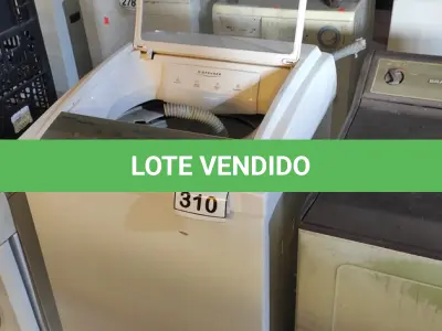 LOTE 310 - 01 MÁQUINA DE LAVAR MARCA BRASTEMP 5KG 220V. (NO ESTADO) ATENÇÃO! FAZER A VISITAÇÃO ANTES DE ARREMATAR, NÃO SABEMOS SE FUNCIONA. LEILÃO NÃO TEM GARANTIA E NEM DEVOLUÇÃO, SUJEITO A POSSÍVEIS AVARIAS VISÍVEIS/OCULTAS E/OU AUSÊNCIA DE COMPONENTES.