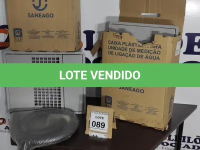 LOTE 089 - 02 CAIXAS PLÁSTICA PARA UNIDADE DE MEDIÇÃO. (NOVA) (NO ESTADO) ATENÇÃO! FAZER A VISITAÇÃO ANTES DE ARREMATAR, NÃO SABEMOS SE FUNCIONA. LEILÃO NÃO TEM GARANTIA E NEM DEVOLUÇÃO, SUJEITO A POSSÍVEIS AVARIAS VISÍVEIS/OCULTAS E/OU AUSÊNCIA DE COMPONENTES.