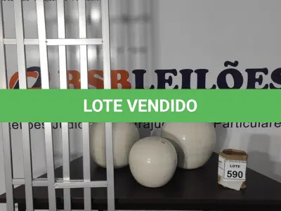 LOTE 590 - 03 GRADES DE FERRO E 03 VASOS DECORATIVOS.  (NO ESTADO) ATENÇÃO! FAZER A VISITAÇÃO ANTES DE ARREMATAR, NÃO SABEMOS SE FUNCIONA, LEILÃO NÃO TEM GARANTIA E NEM DEVOLUÇÃO, SUJEITO A POSSÍVEIS AVARIAS VISÍVEIS/OCULTAS E/OU AUSÊNCIA DE COMPONENTES.