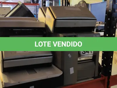LOTE 341 - 01 IMPRESSORA DE ETIQUETA MARCA STRIPE E 08 SCANNERS DE MARCAS E MODELOS DIVERSOS. (NO ESTADO) ATENÇÃO! FAZER A VISITAÇÃO ANTES DE ARREMATAR, NÃO SABEMOS SE FUNCIONA, LEILÃO NÃO TEM GARANTIA E NEM DEVOLUÇÃO, SUJEITO A POSSÍVEIS AVARIAS VISÍVEIS/OCULTAS E/OU AUSÊNCIA DE COMPONENTES.